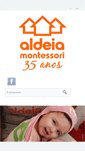 Mobile Screenshot of aldeiamontessori.com.br